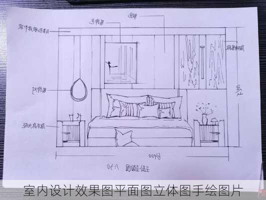 室内设计效果图平面图立体图手绘图片