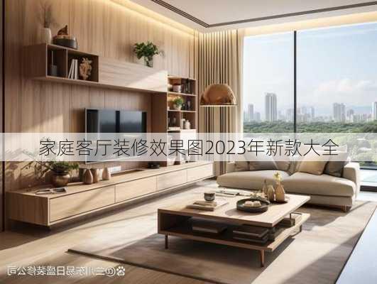 家庭客厅装修效果图2023年新款大全