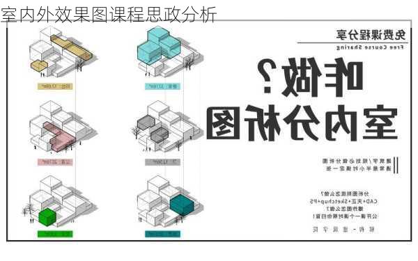 室内外效果图课程思政分析