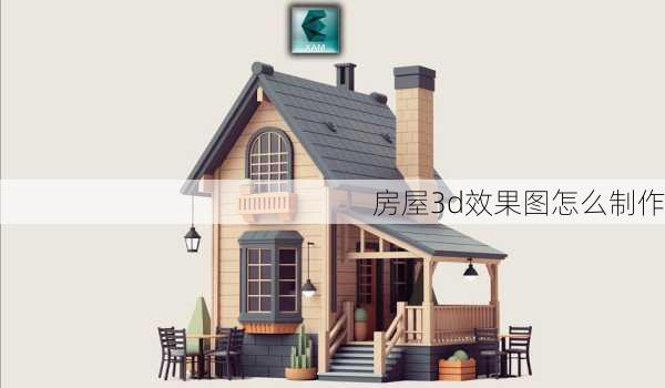 房屋3d效果图怎么制作