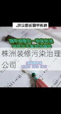 株洲装修污染治理公司